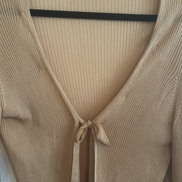 Free people gold cardigan - Picture 2 of 3